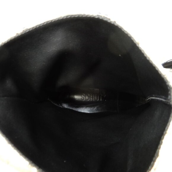 SCHUTZ Frances Pointed Toe Bootie Sz 7 Kitten Heel Cream Beige Snake Leather NEW - Picture 11 of 12